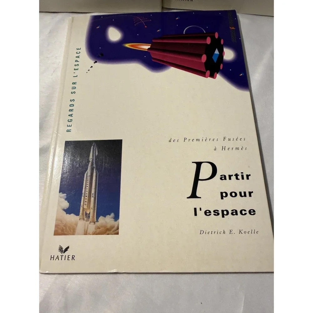 Lot 3 Regards Sur L'Espace French Space Books Hatier 1992 NASA ESA